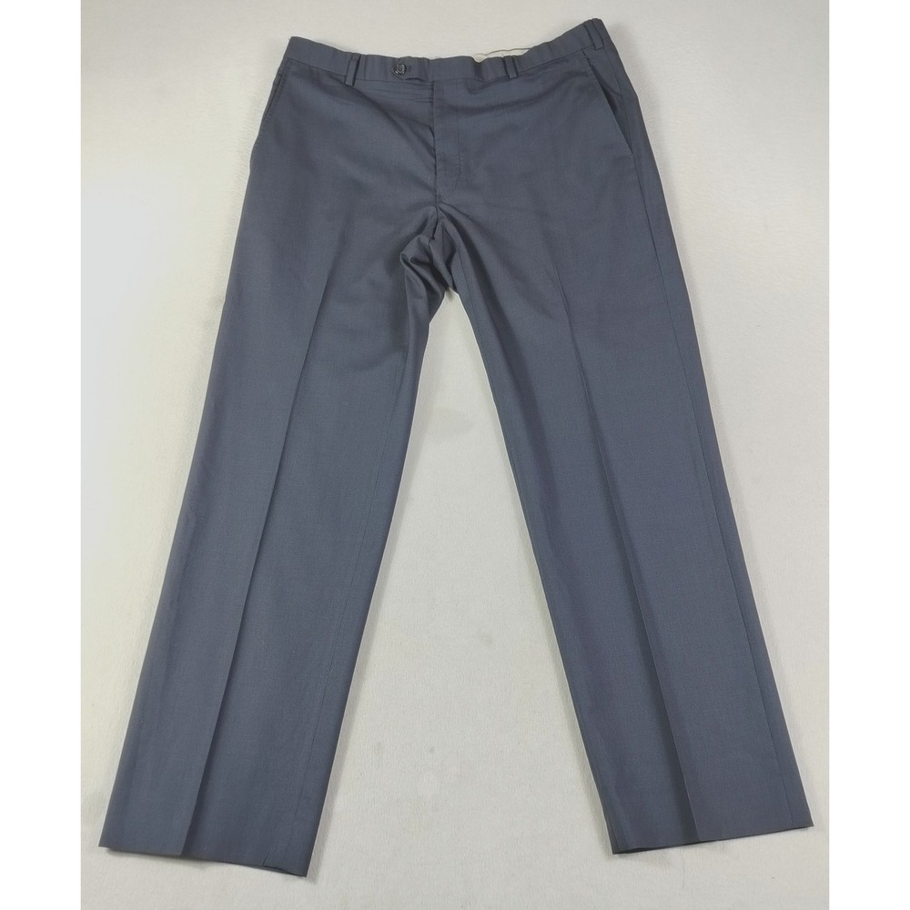 Brooks Brothers Pants Mens 38 Blue Wool Madison Fit Dress Slacks Office Work